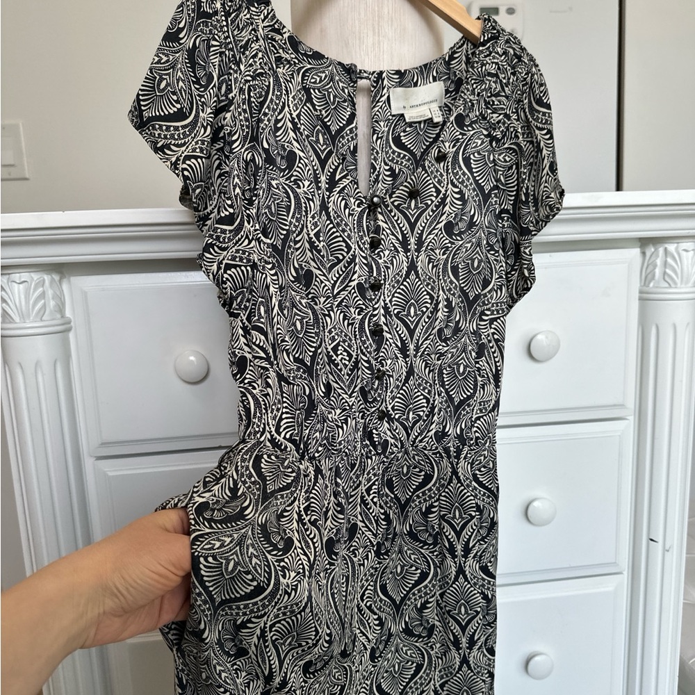 Anthropologie Printed Jumpsuit
Effortless Anthropologie  Size S 100 viscose
